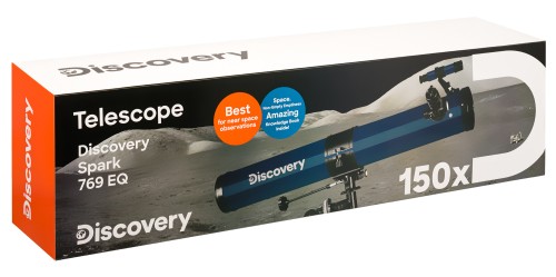 (PL) Teleskop Levenhuk Discovery Spark 769 EQ z książką-1543414