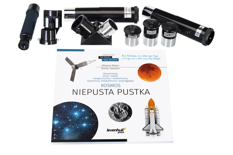 (PL) Teleskop Levenhuk Discovery Spark Travel 60 z książką-1543700