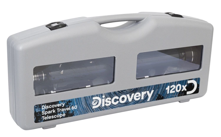 (PL) Teleskop Levenhuk Discovery Spark Travel 60 z książką-1543698