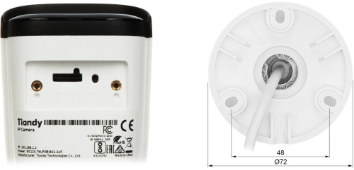 KAMERA IP TC-C32WS SPEC:I5W/E/Y/S/2.8MM/V5.0 LITE/COLOR MAKER SERIES - 1080p 4mm TIANDY-1956714