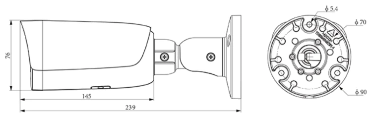 KAMERA IP TC-C38US SPEC:LK/I8/A/E/Y/M/S/H/2.7-13.5MM/V4.0 Lite Series - 8Mpx 2.7... 13.5mm TIANDY-1956895