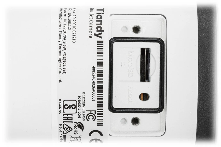 KAMERA IP TC-C38WS SPEC:I5/E/Y/M/2.8MM/V4.0 - 8Mpx 4K UHD 2.8mm TIANDY-1957278