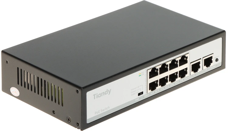 SWITCH POE TC-P3S010 SPEC:F/0820/AT/90 8-PORTOWY TIANDY-1956813