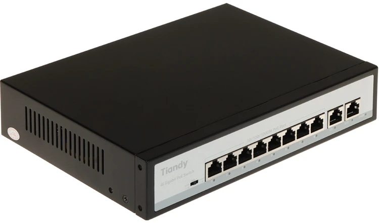 SWITCH POE TC-P3S010 SPEC:G/0820/AT/110 8-PORTOWY TIANDY-1956797