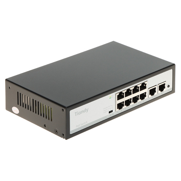 SWITCH POE TC-P3S010 SPEC:H/0820/AT/90 8-PORTOWY TIANDY-1956810