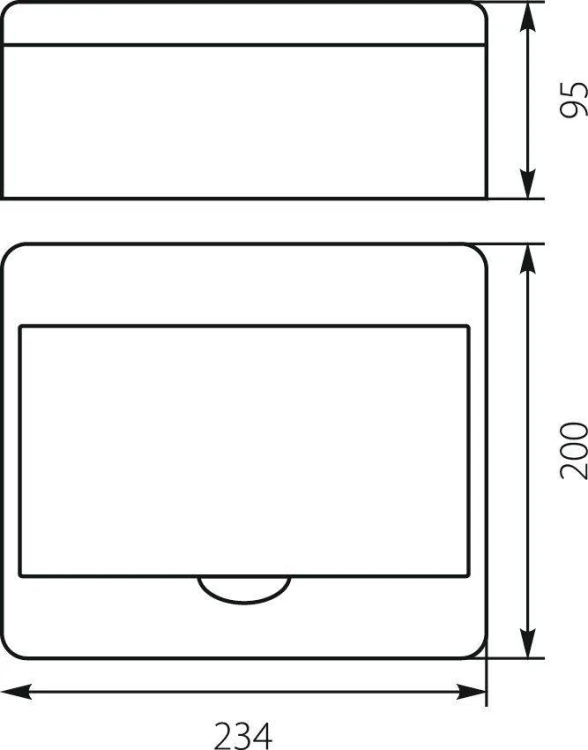 Rozdzielnica n/t RN-8 Fala (N+PE) IP40 200x234x95mm, biała | 7.2 Elektro-Plast Opatówek-1856589