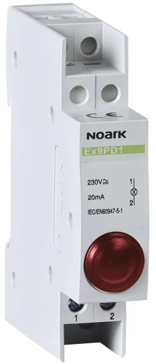 LAMPKA SYGNALIZACYJNA, 230V AC/DC, 1 CZERWONY LED Ex9PD1r Noark 102433 -1919952