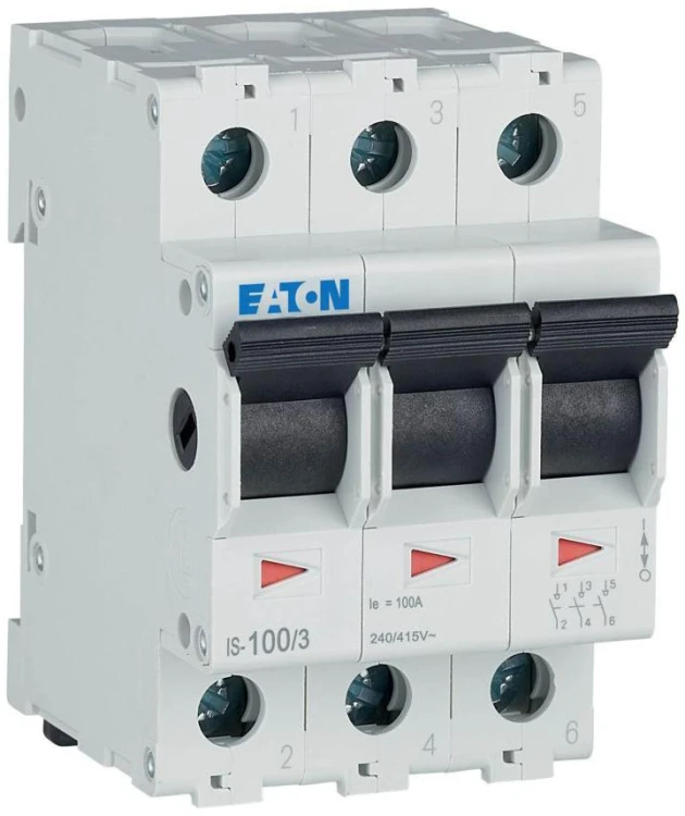 EATON ROZŁĄCZNIK IZOLACYJNY MODUŁOWY 100A 3Z 3P 3M 415V AC IS-100/3-1948186