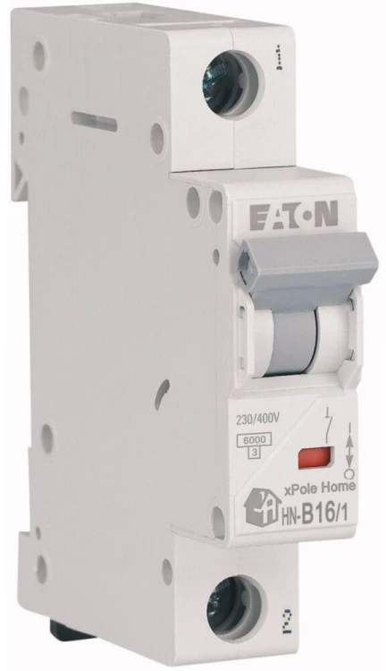EATON WYŁĄCZNIK NADPRĄDOWY B 16A 1P 1M 6KA HN-B16/1-1948200