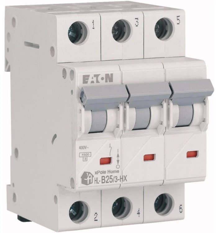 EATON WYŁĄCZNIK NADPRĄDOWY B 25A 3P 3M 6KA HN-B25/3-1948203