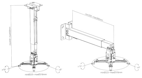 UCHWYT PROJEKTORA PD-670-1669521