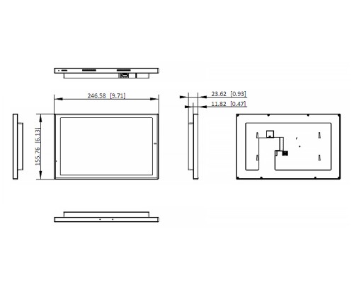 PANEL WEWNĘTRZNY Wi-Fi / IP DS-KC9570-WTE1/S Hikvision-1951022