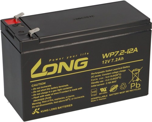 Akumulator AGM LONG 12V 7,2Ah VdS-1906267