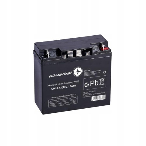 Akumulator AGM POWERBAT CB 12V 18Ah-1946857