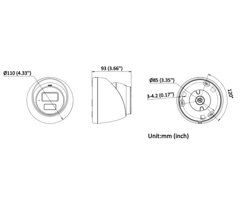 KAMERA IP DS-2CD1383G2-LIUF(2.8MM) Smart Hybrid Light 8Mpx 4K UHD Hikvision-1950886