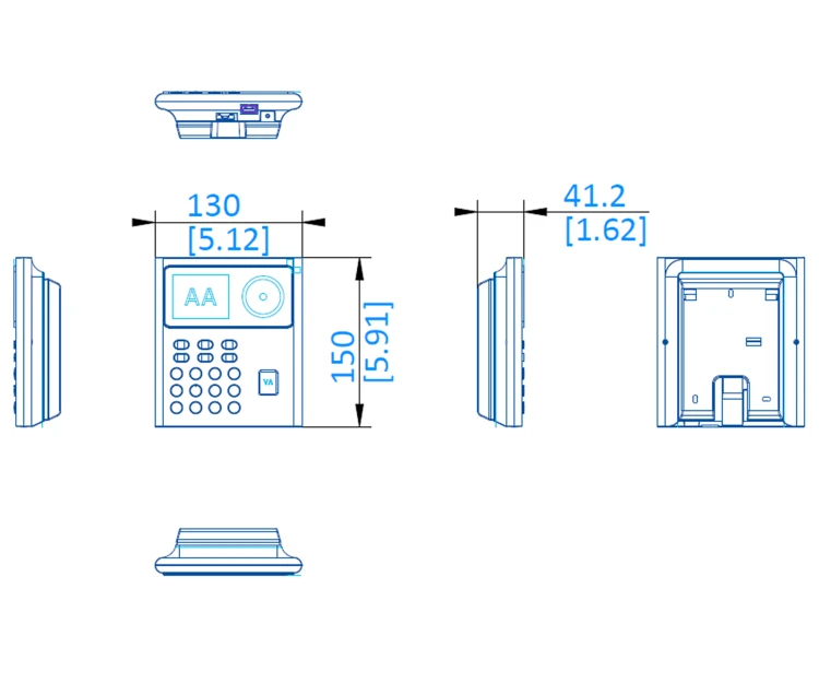 ZAMEK SZYFROWY DS-K1T8005MFWX-B/S Hikvision-1883673