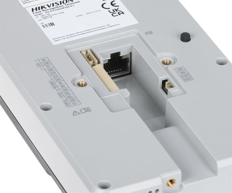 ZESTAW KONTROLI DOSTĘPU Z ROZPOZNAWANIEM TWARZY DLA JEDNEGO PRZEJŚCIA DS-KAS342 - 720p Hikvision-1883583