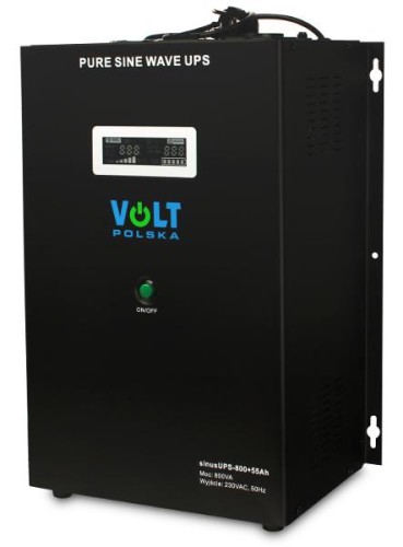 Przetwornica VOLT POLSKA SinusUPS-800 55Ah 12V 500/800W-1605341