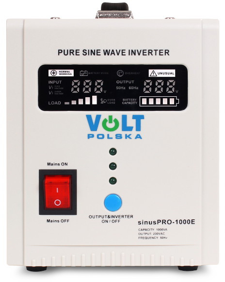 PRZETWORNICA VOLT POLSKA SINUSPRO-1000E 12V 700/1000W-1827012