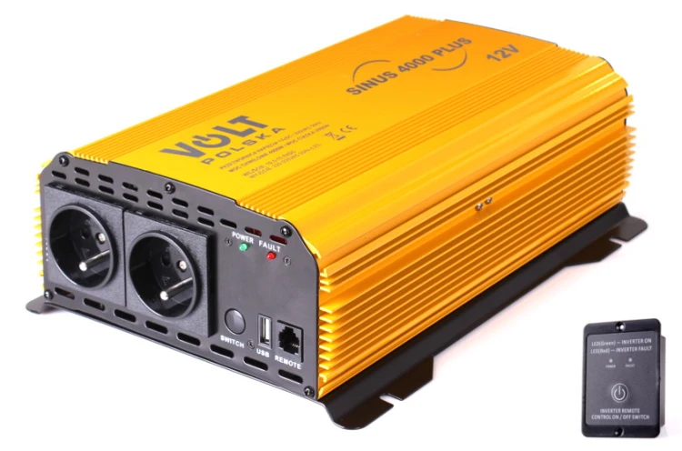 PRZETWORNICA VOLT POLSKA SINUS PLUS 4000 12V / 230V 2000/4000W-1603966