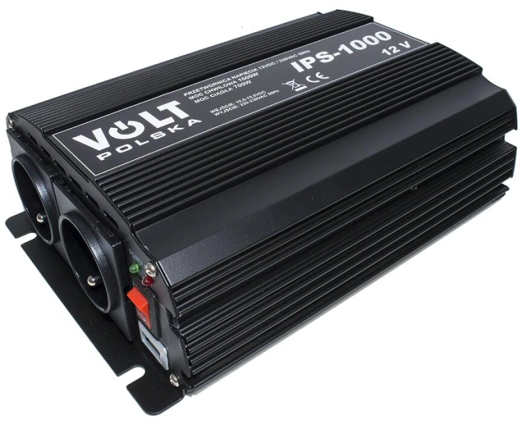 PRZETWORNICA VOLT POLSKA IPS-1000 12V / 230V 700/1000 W-1607590