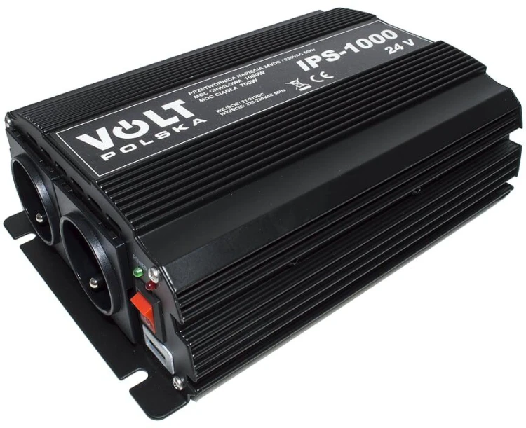 PRZETWORNICA VOLT POLSKA IPS-1000 24V / 230V 700/1000 W-1607594