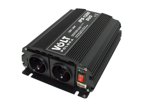 PRZETWORNICA VOLT POLSKA IPS-1200 DUO 12V 24V/230V 600X1200W-1597938