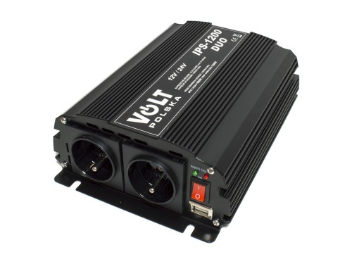 PRZETWORNICA VOLT POLSKA IPS-1200 DUO 12V 24V/230V 600X1200W-1895786