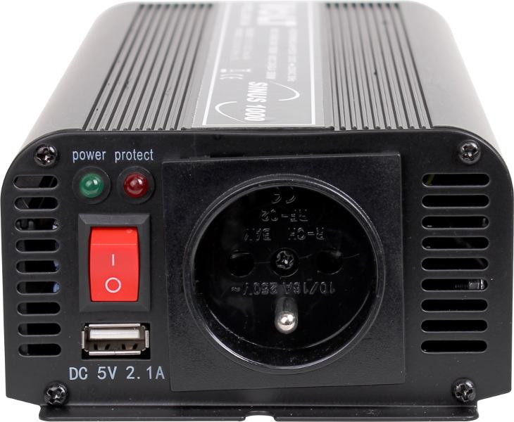 Przetwornica Volt Polska Sinus 500/1000W 24V / 230V-1896321