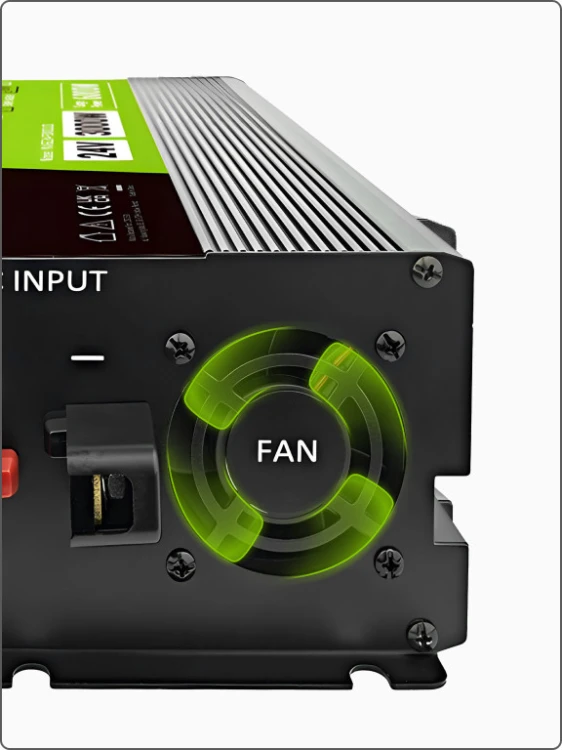 PRZETWORNICA NAPIĘCIA Green Cell PowerInverter LCD 24V / 230V 3000/6000W CZYSTA SINUSOIDA-1936788