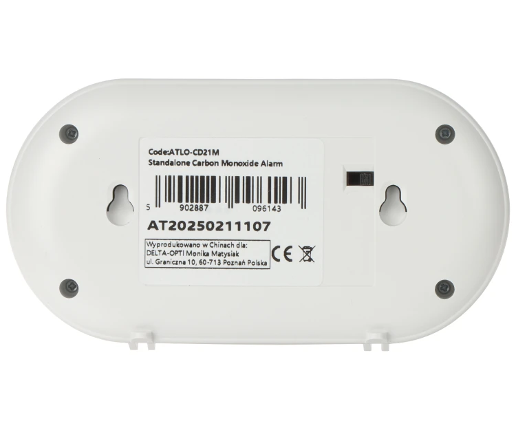 BEZPRZEWODOWA CZUJKA TLENKU WĘGLA (CZADU) ATLO-CD21MW-TUYA Wi-Fi, Tuya Smart ATLO-1795757