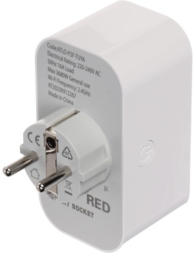INTELIGENTNE GNIAZDO ELEKTRYCZNE ATLO-P2F-TUYA Wi-Fi, Tuya Smart-1642415
