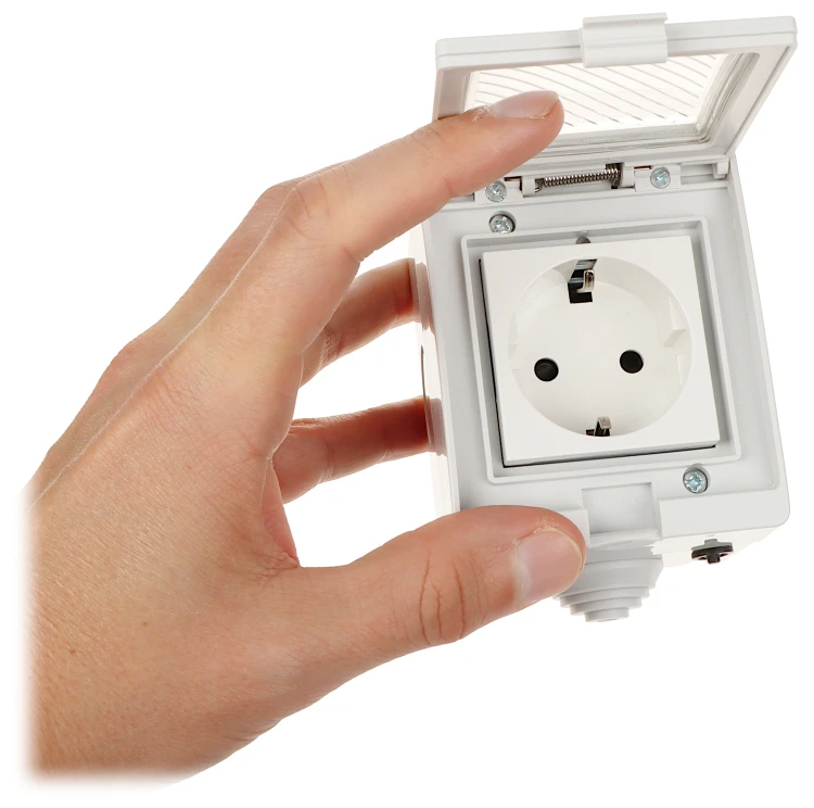 INTELIGENTNE GNIAZDO ELEKTRYCZNE ATLO-S1IP5-TUYA Wi-Fi, Tuya Smart-1623885