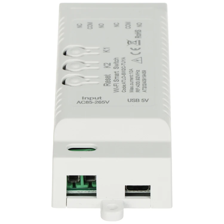 INTELIGENTNY PRZEŁĄCZNIK ATLO-SW2C-TUYA Wi-Fi, Tuya Smart-1708644