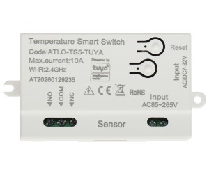INTELIGENTNY PRZEŁĄCZNIK Z POMIAREM TEMPERATURY ATLO-TS5-TUYA Wi-Fi, Tuya Smart ATLO-1974166