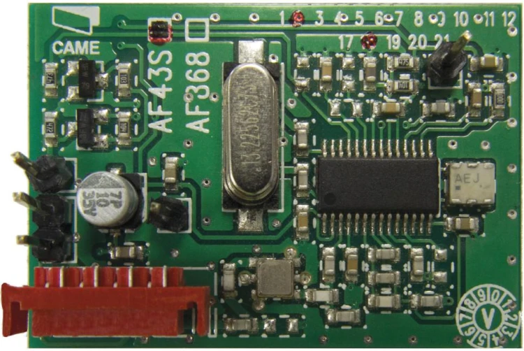 CAME AF43S - karta częstotliwości 433.92 MHz (TOP, ATOMO)-1886853