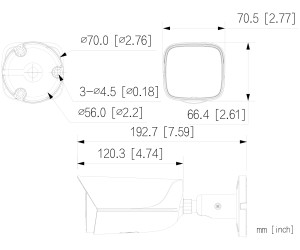 KAMERA IP IPC-HFW5459E-ASE-IL-0360B Smart Dual Light WizMind - 4Mpx 3.6mm DAHUA-1984739