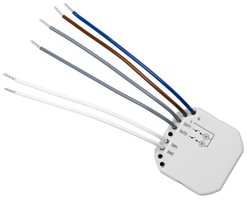 BEZPRZEWODOWY DWUKANAŁOWY STEROWNIK 230V AC ASW-220 (Smart 2-CH Relay) ABAX/ABAX2 SATEL-1971794