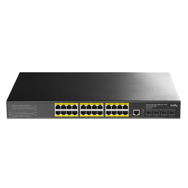 SWITCH POE GS5024PS4-400W 24-PORTOWY + 4X SFP+ CUDY-1938099