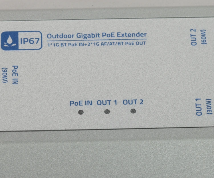 EXTENDER ETHERNET+PoE SPT-POE/2-POE-1G-IP67-1869185