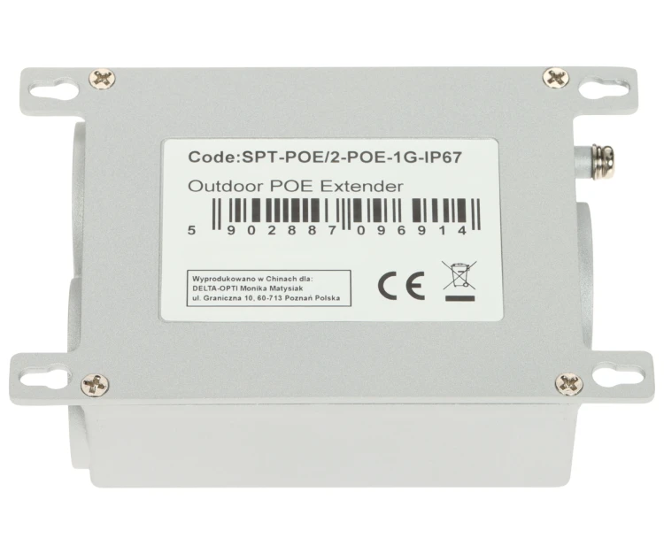 EXTENDER ETHERNET+PoE SPT-POE/2-POE-1G-IP67-1869186