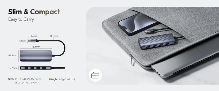 HUB USB 3.2 UH500 CUDY-1938391