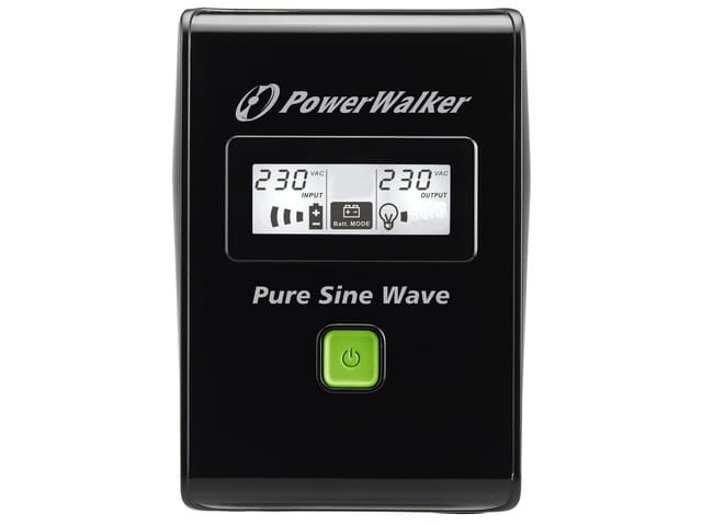 UPS POWERWALKER LINE-INTERACTIVE 800VA 3X IEC 230V, PURE SINE WAVE, RJ11/45 IN/OUT, USB, LCD-1151381