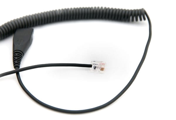 Axtel 02 QD/RJ – kabel spiralny QD-RJ – widok całości