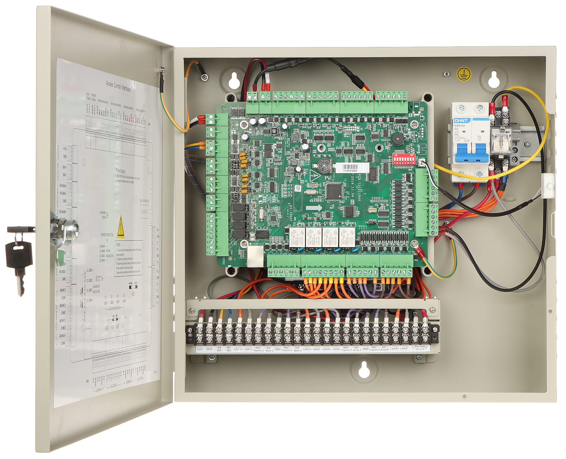 KONTROLER DOSTĘPU DS-K2604T Hikvision-1197177