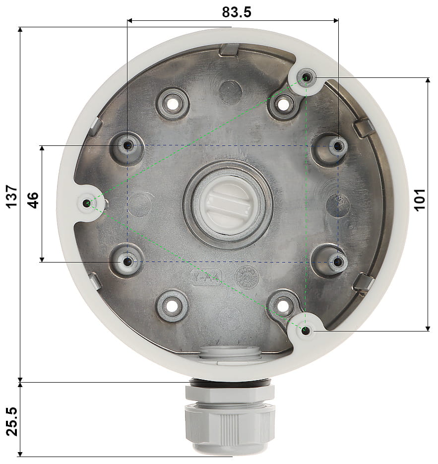 UCHWYT KAMERY DS-1280ZJ-PT6 Hikvision-1209078