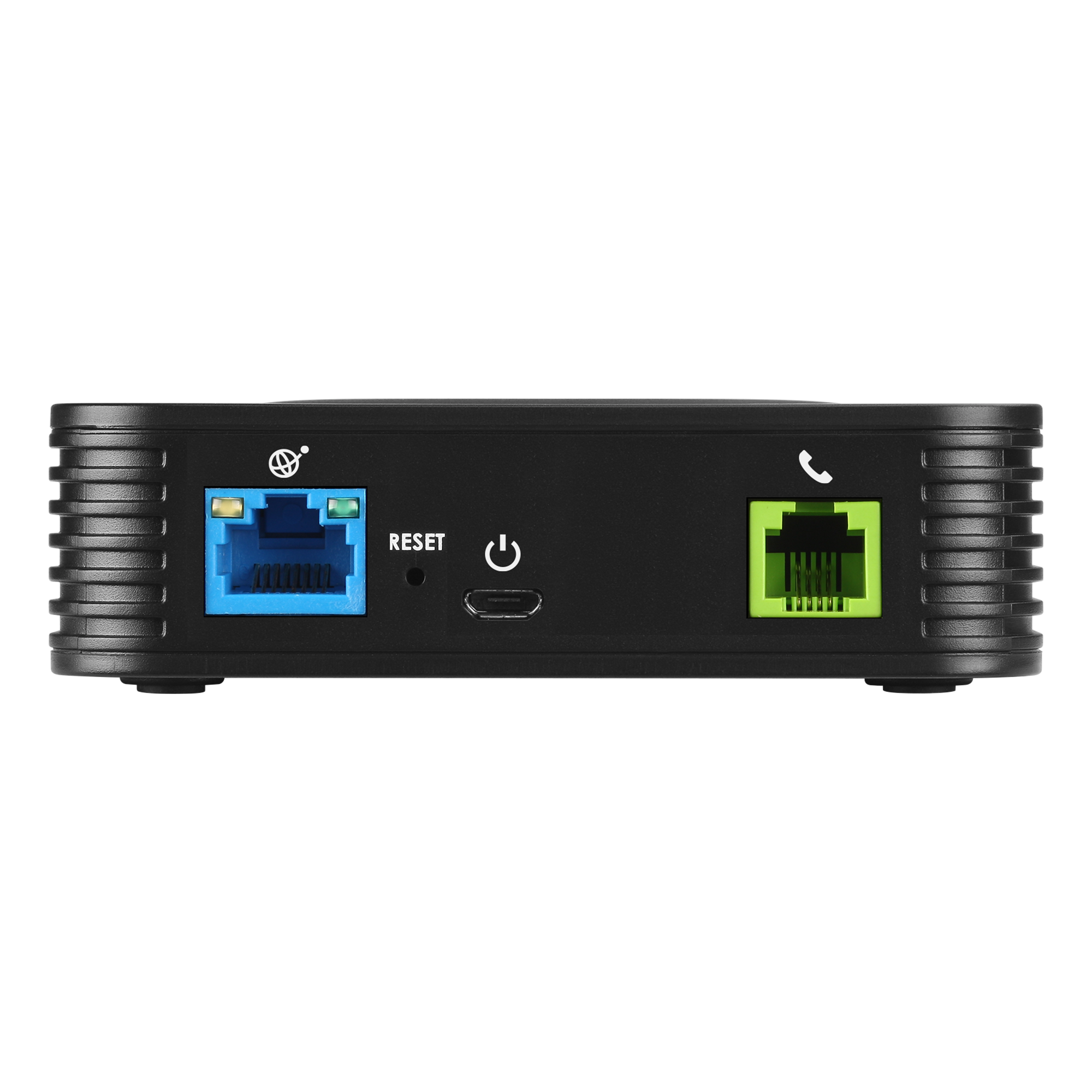 Grandstream HT801 – bramka VoIP – panel złączy