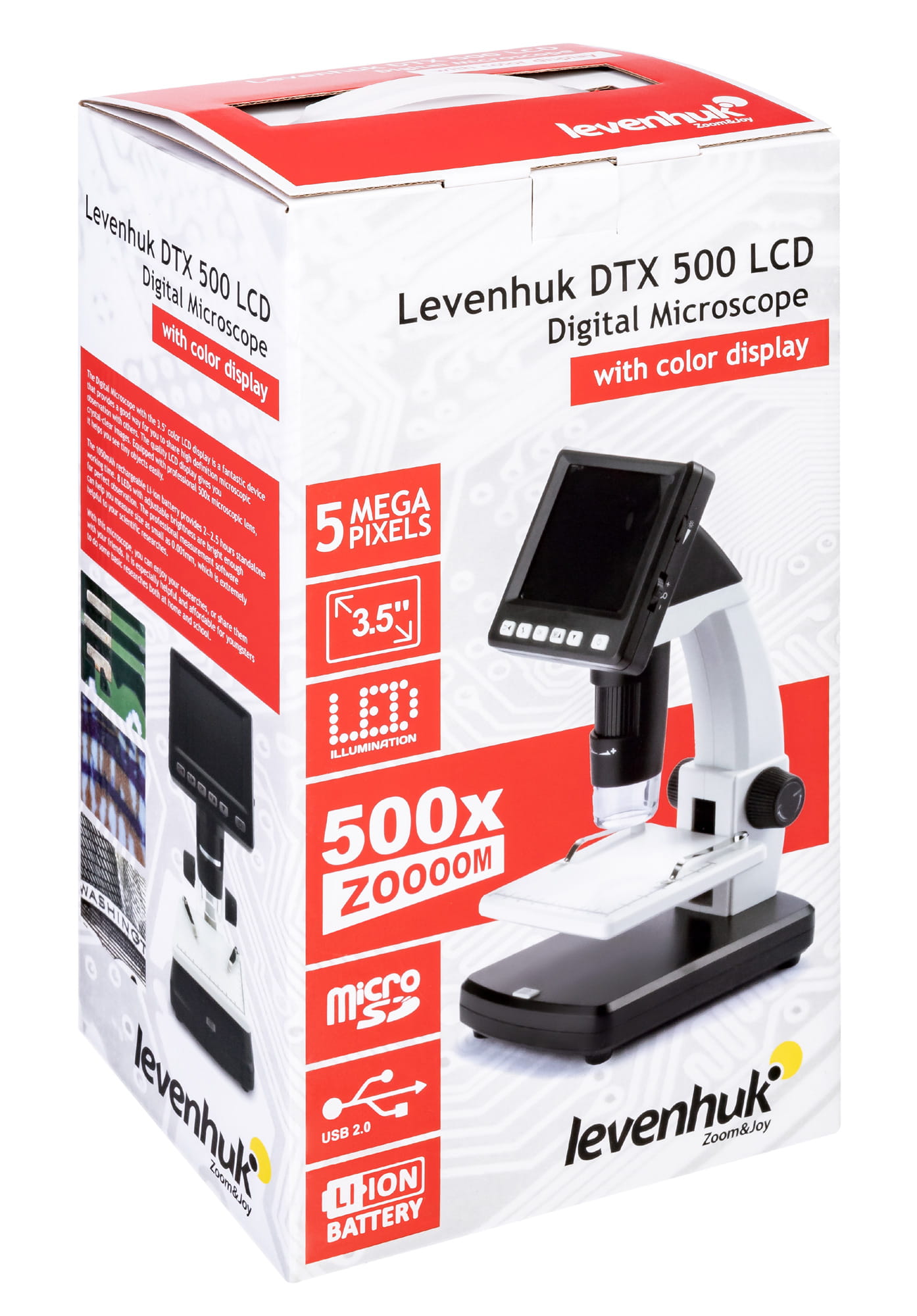 Mikroskop cyfrowy Levenhuk DTX 500 LCD-1434735