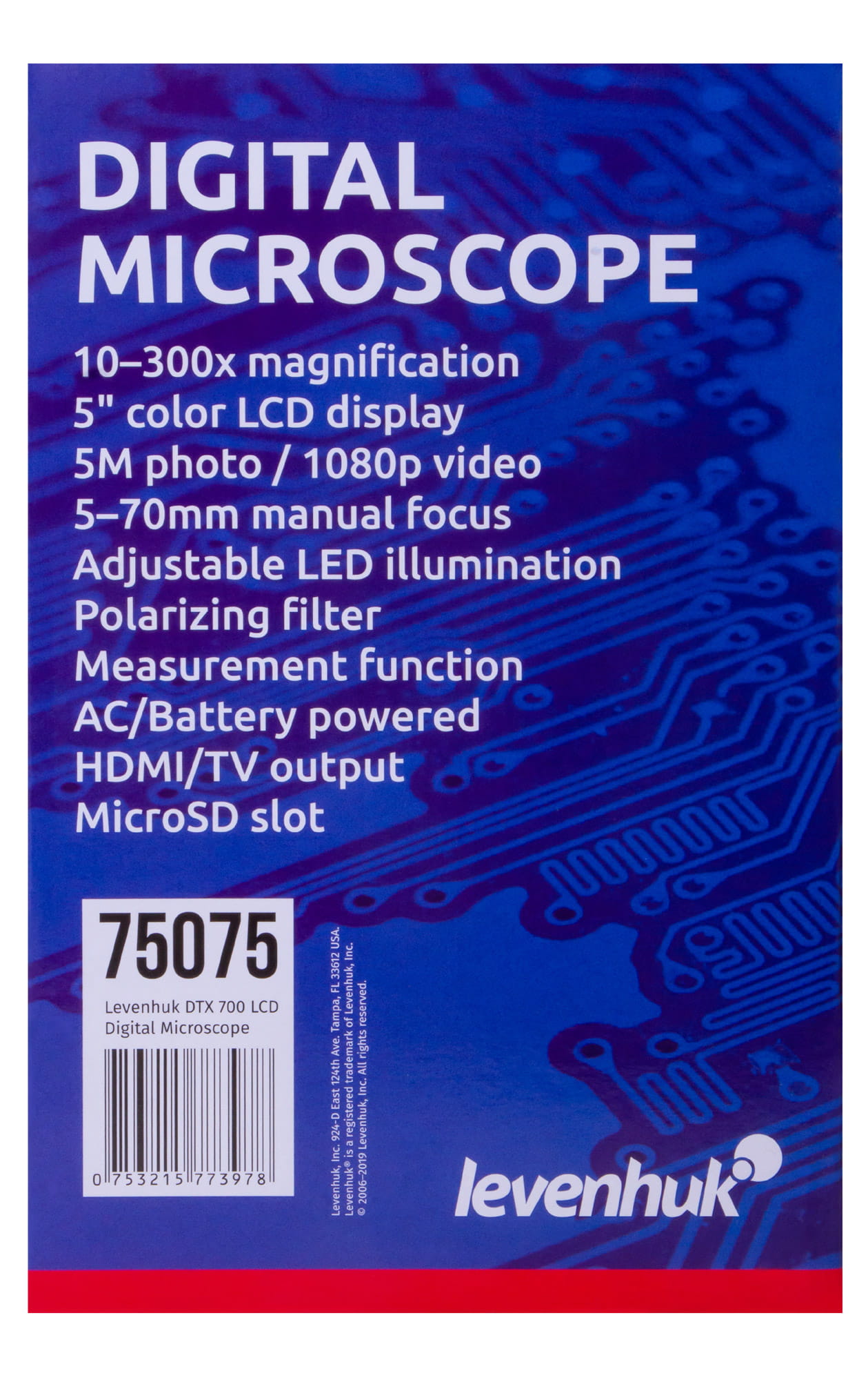 Mikroskop cyfrowy Levenhuk DTX 700 LCD-1440532