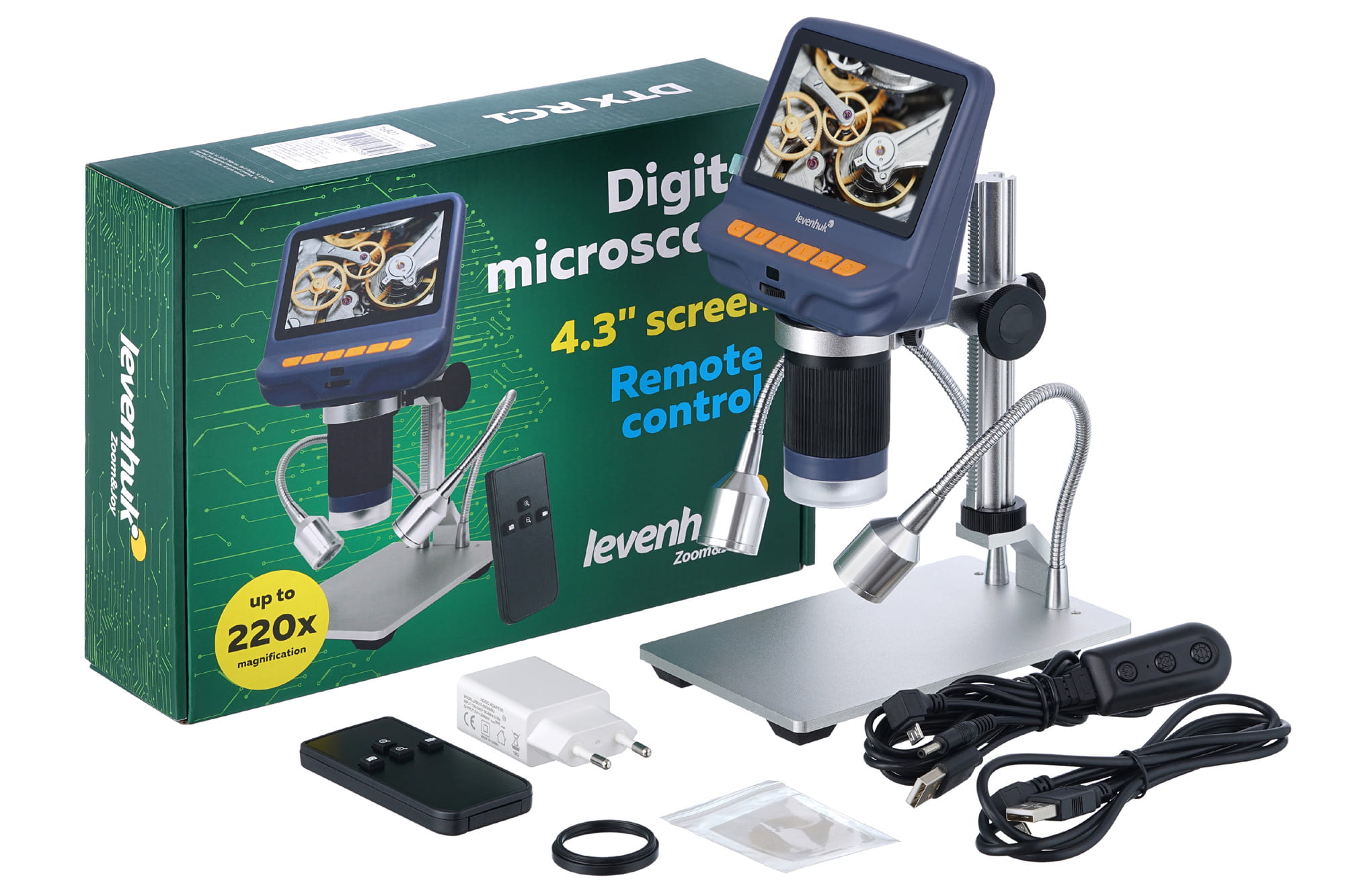 Zdalnie sterowany mikroskop Levenhuk DTX RC1-1427961